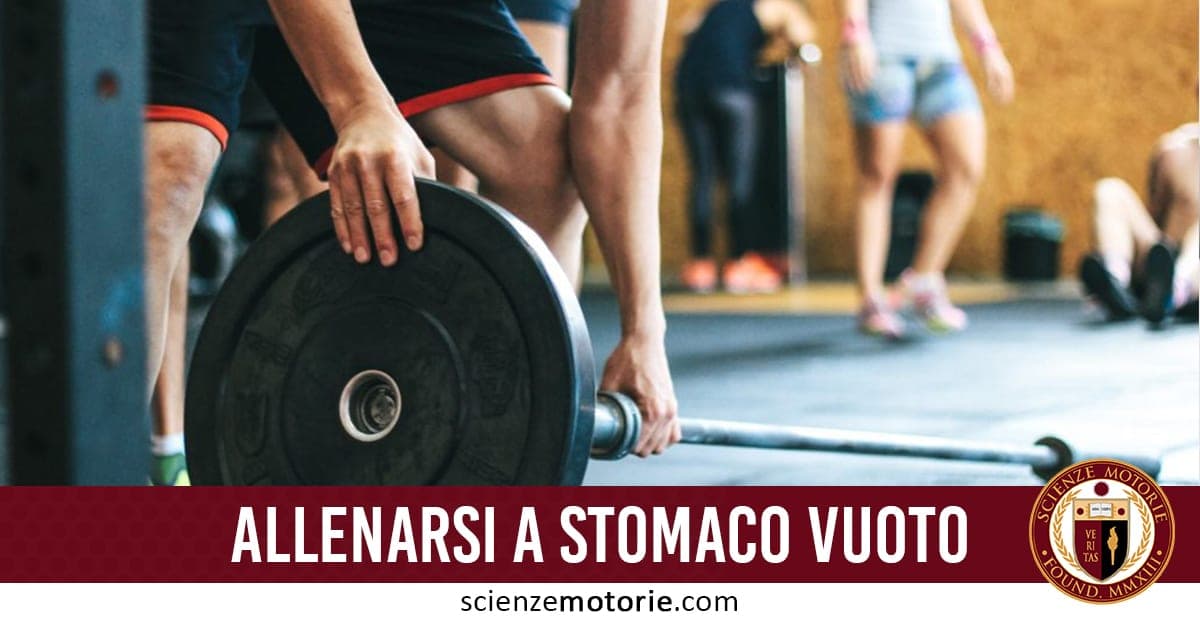 Allenarsi a stomaco vuoto è una buona idea?