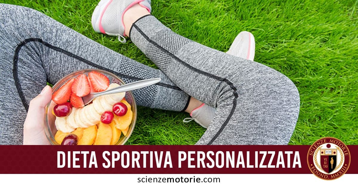 La dieta sportiva personalizzata